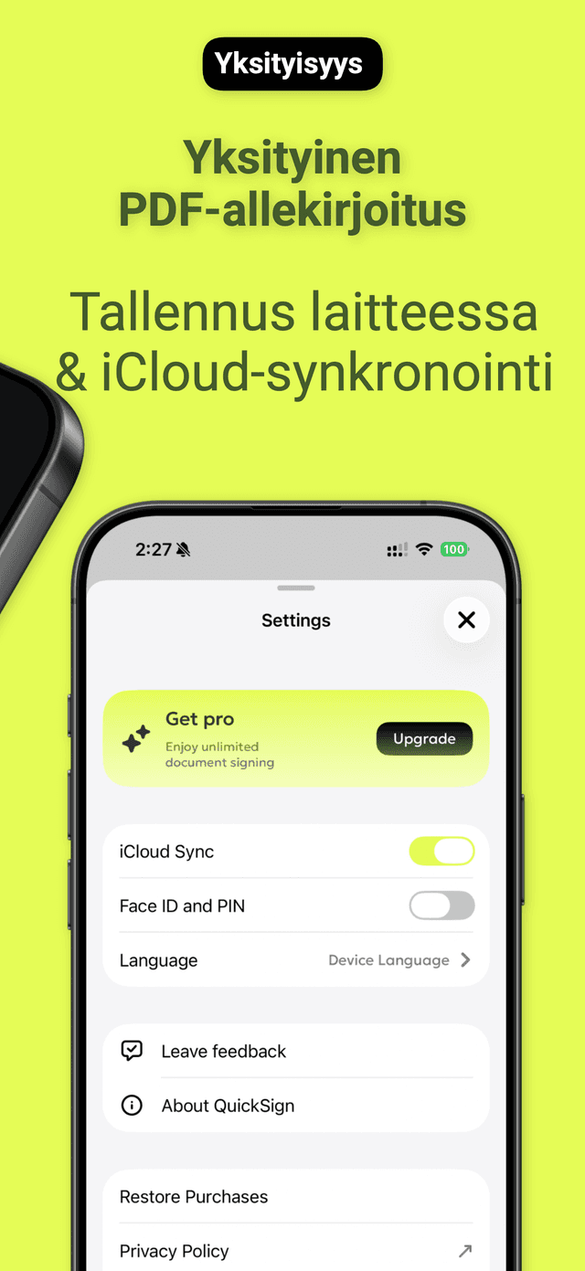 QuickSign: Allekirjoita PDF