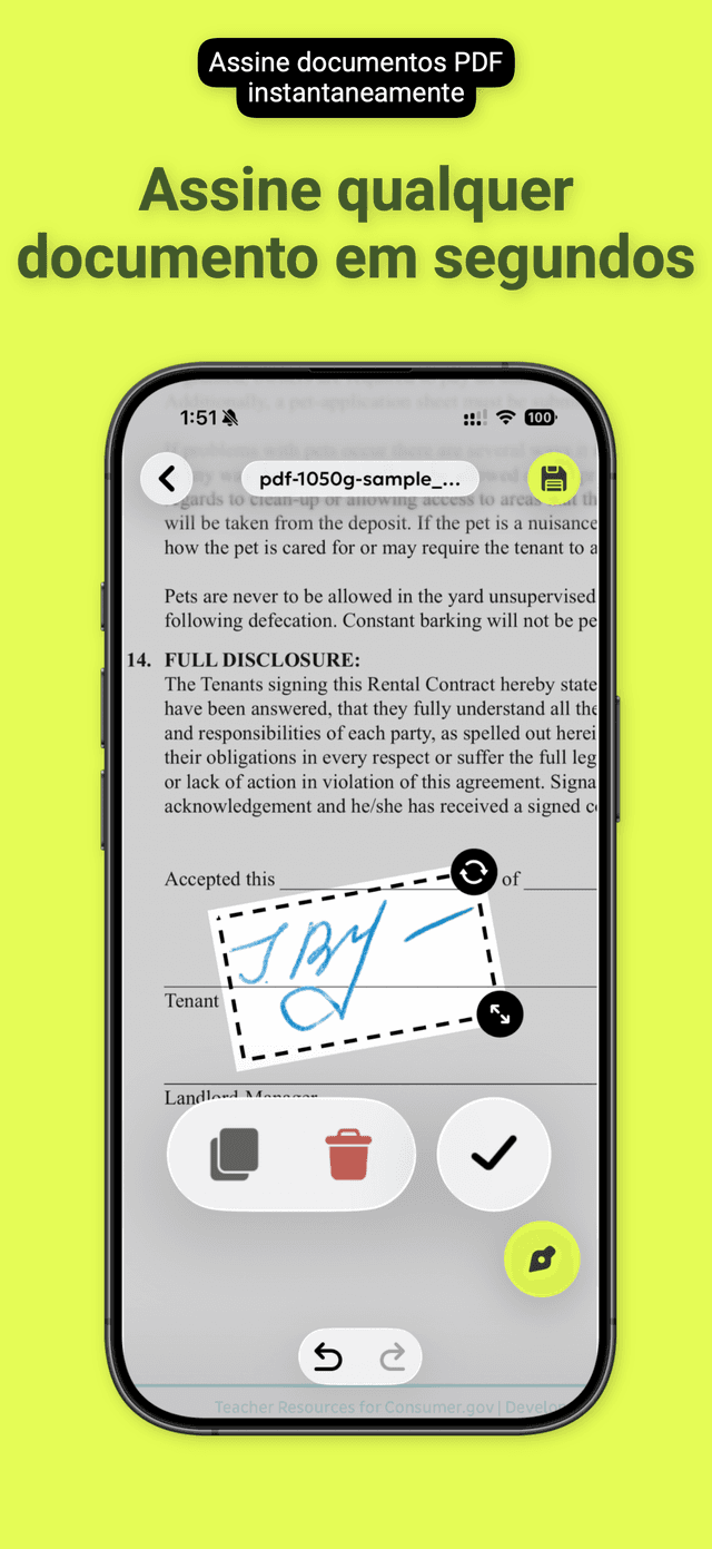 QuickSign: Assinar PDF e Docs