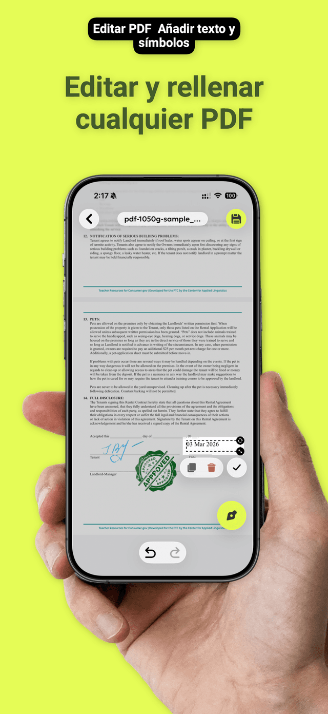 QuickSign: Firmar PDF y Docs