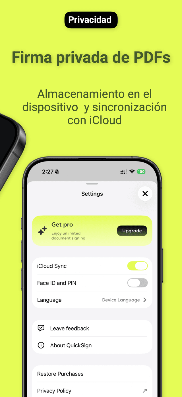 QuickSign: Firmar PDF y Docs