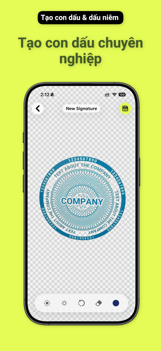 QuickSign: Ký PDF & Con Dấu