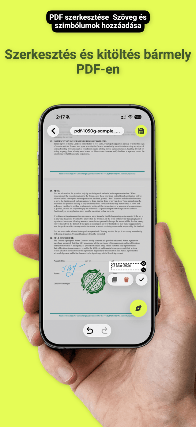 QuickSign: PDF Aláírás