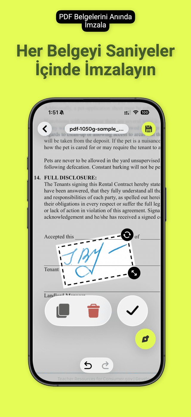 QuickSign: PDF İmzalama