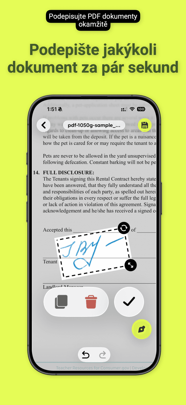 QuickSign: Podepsat PDF