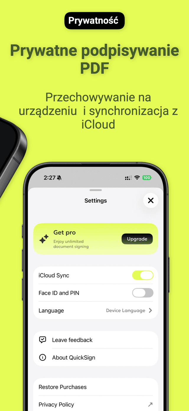 QuickSign: Podpisz PDF