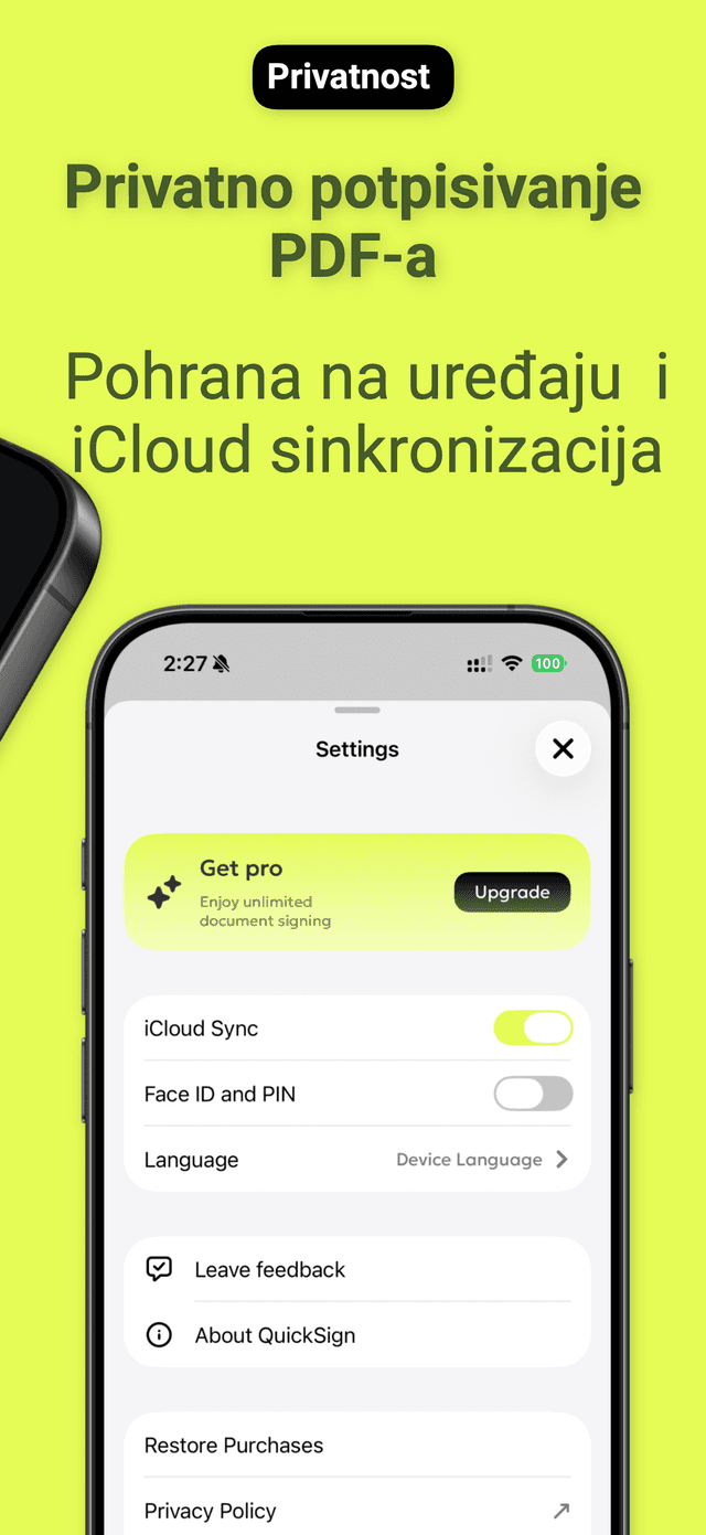 QuickSign: Potpis PDF Docs