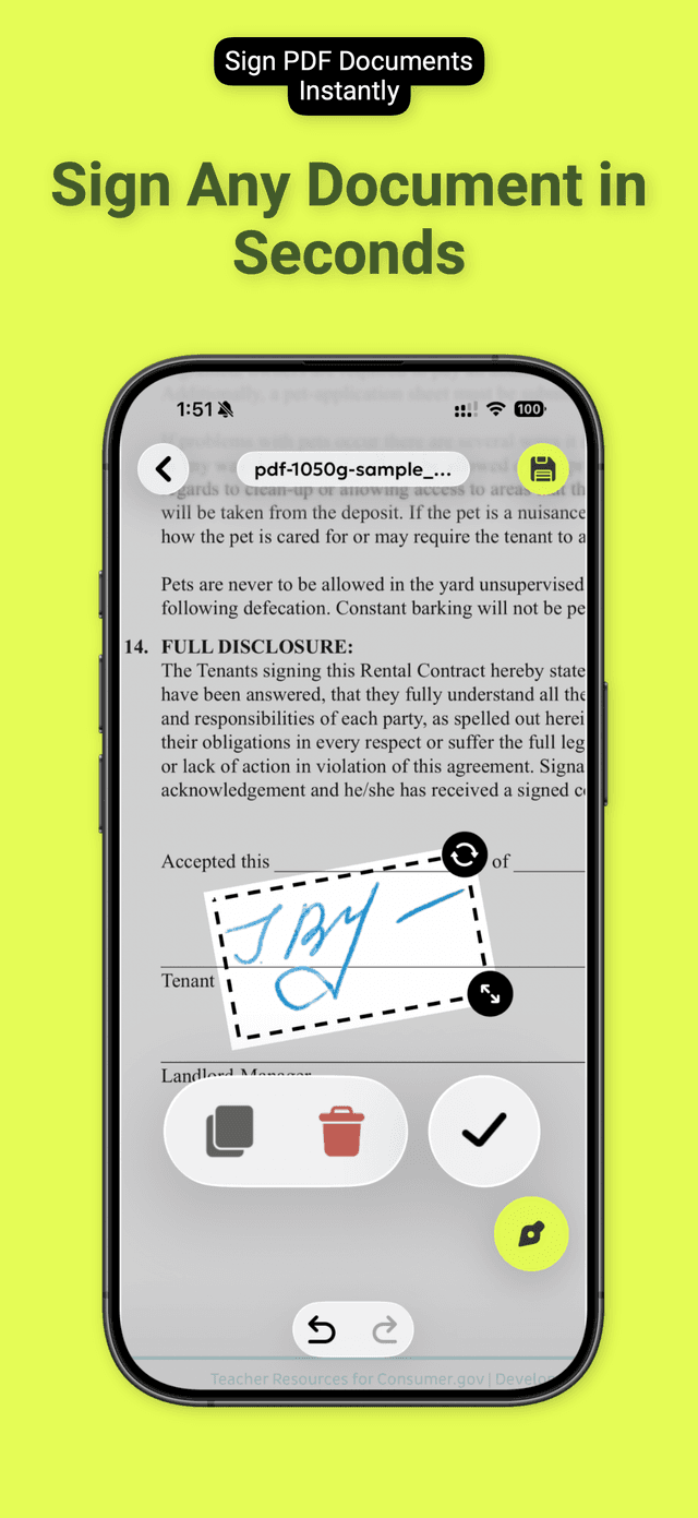 QuickSign: Sign PDF Documents