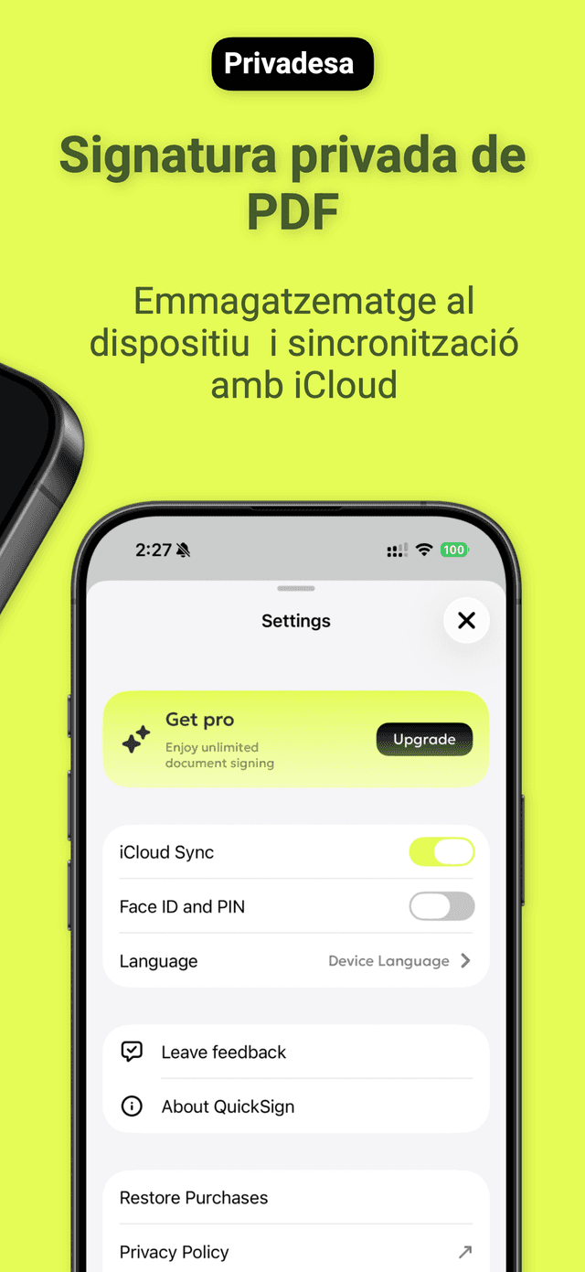 QuickSign: Signar PDF