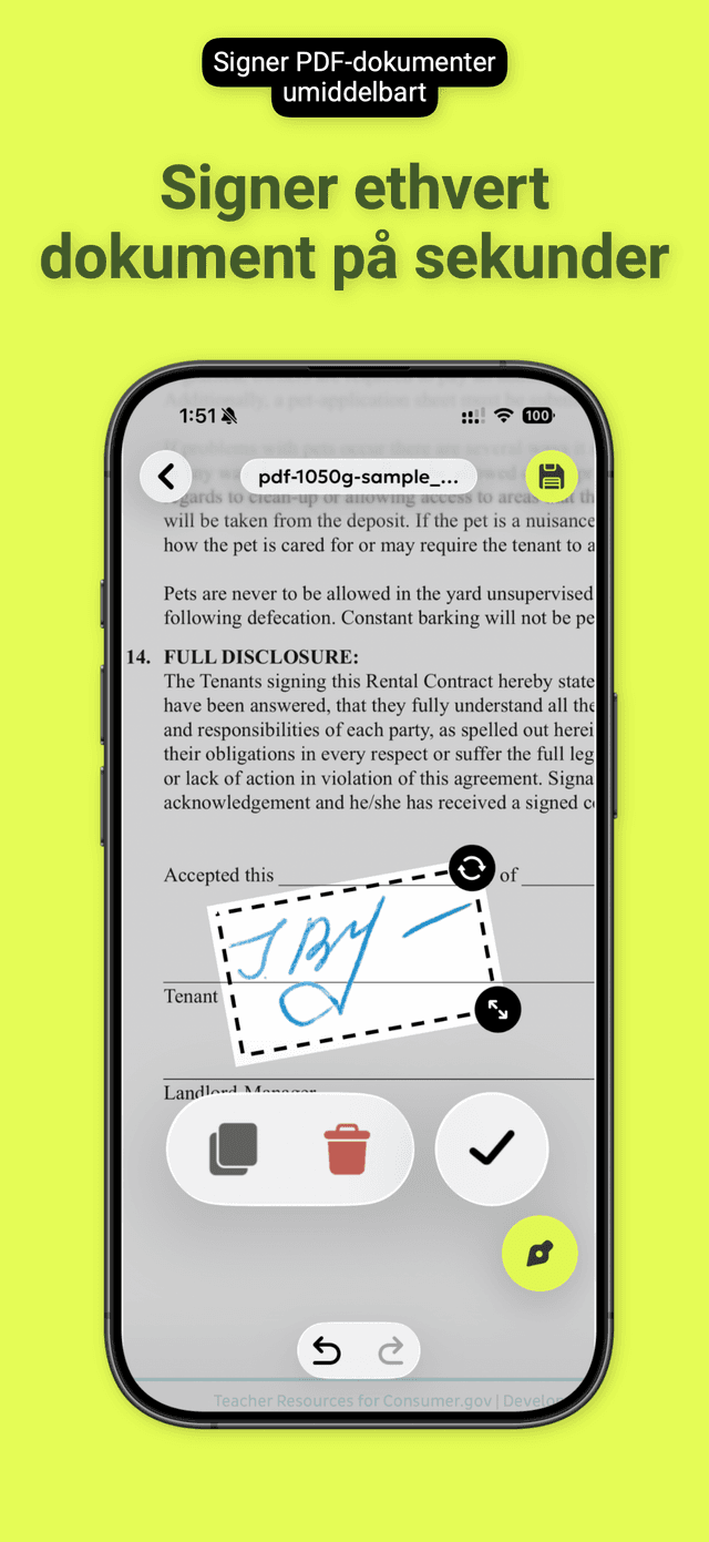 QuickSign: Signer PDF